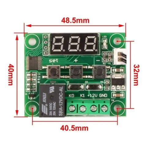 xh-w1209 thermostat module dimensions